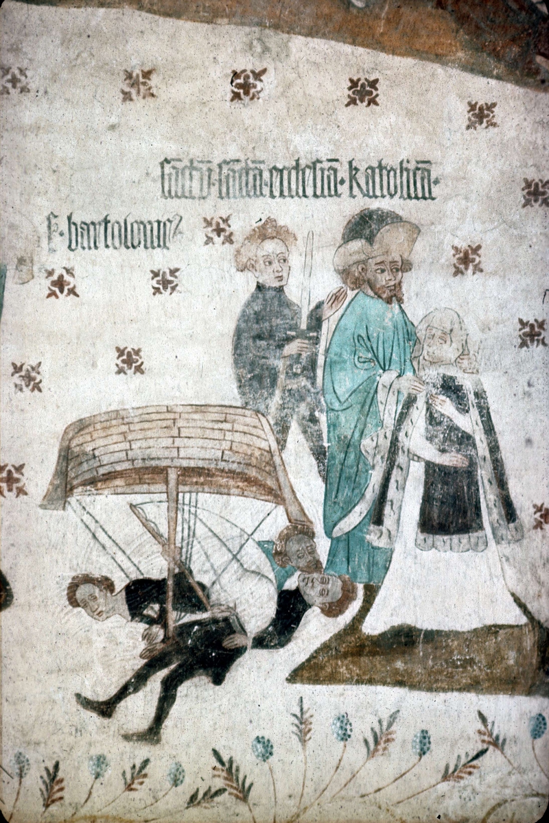 Okänd,, Lime painting in Tensta Church, Tensta parish, Uppland