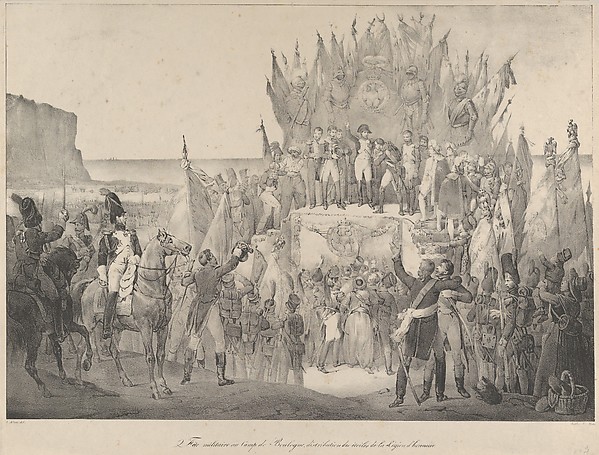 Victor Adam, Military Festival at Boulogne with Napoleon Distributing Stars of the Legion of Honor