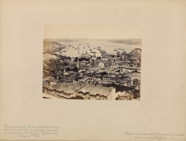 Francis Bedford, Constantinople - View from the Seraskier Tower, Showing the Golden Horn