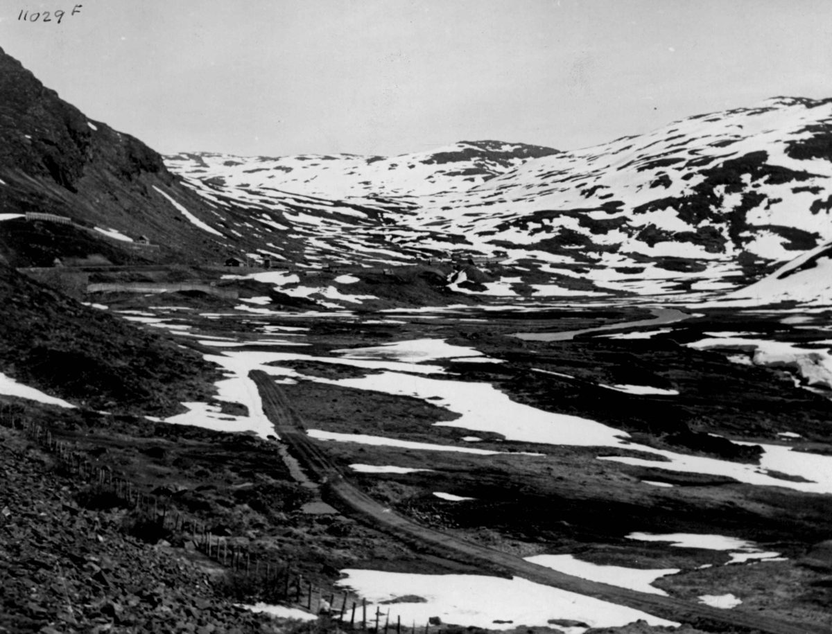 Anders Beer Wilse, Samferdsel, tog, vei, Raundalen, Voss.