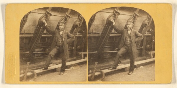 London Stereoscopic and Photographic Company, Captain Harrison, Commander of the Ship. [The Great Eastern]
