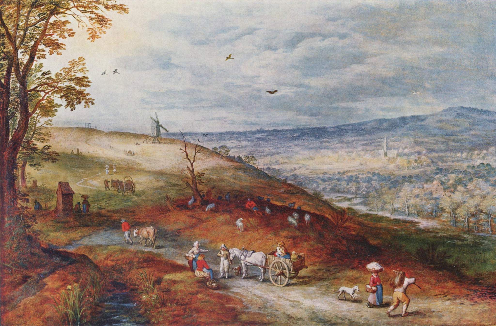 Jan Brueghel the Elder, Landscape with windmill