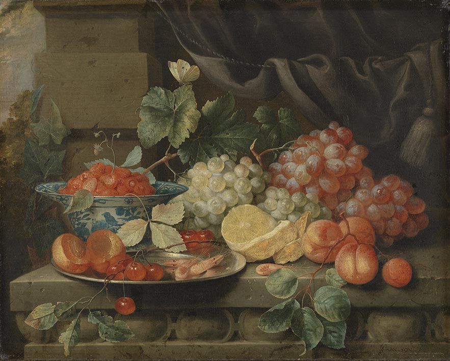 Joris van Son, Still-life with fruits