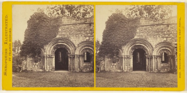 Francis Bedford, Haughmond Abbey - The West Portal. [Shropshire, England]