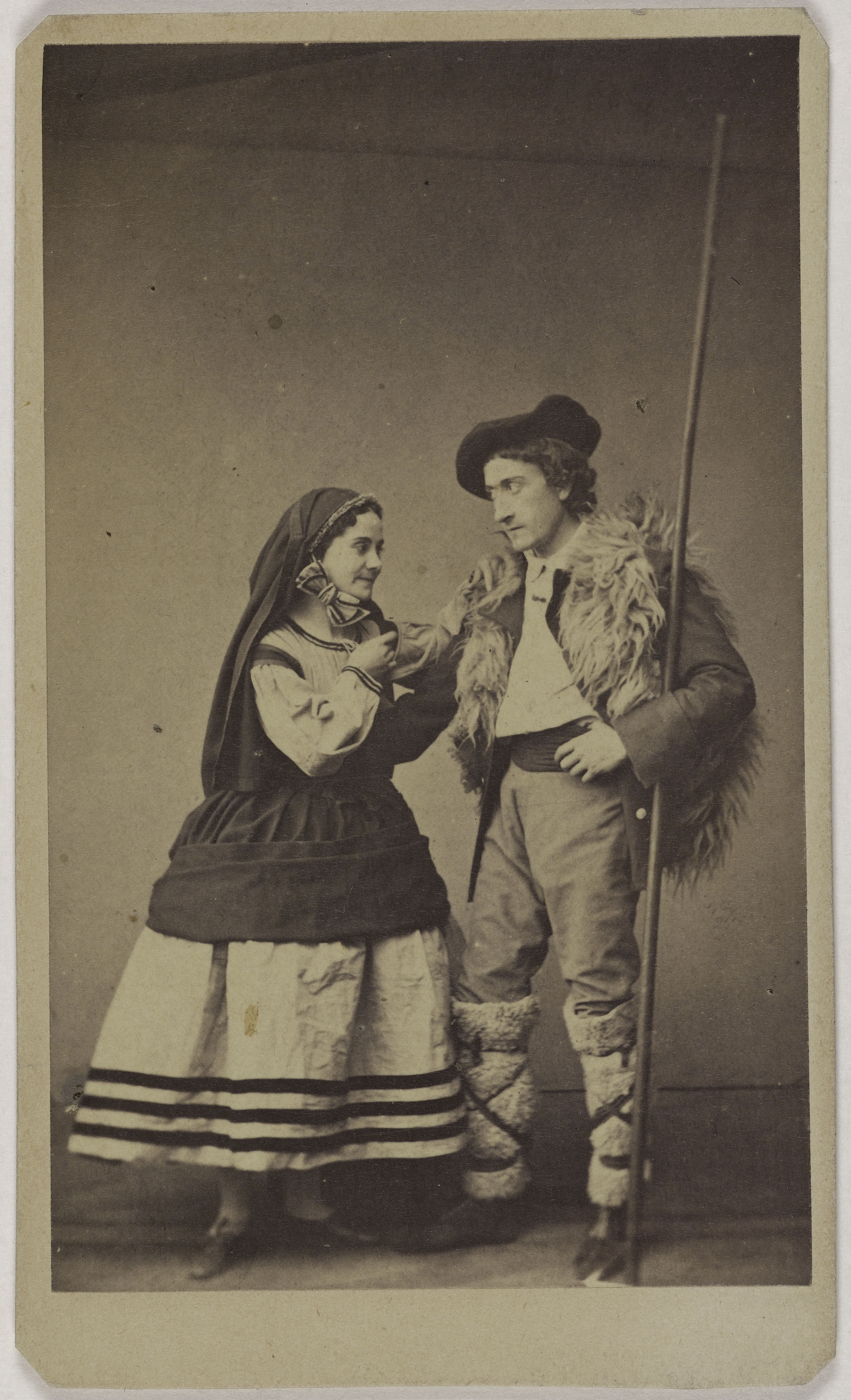Anonyme, Portrait de Marie-Anne Daudoird, (Marie-Anne Giraud, dite, 1831-19), (actrice)