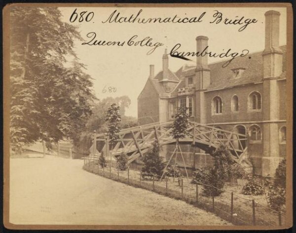 Francis Frith, Mathematical Bridge.  Queen's College.  Cambridge