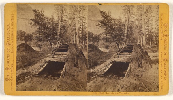 Eadweard J. Muybridge, Bath House in the Yosemite.