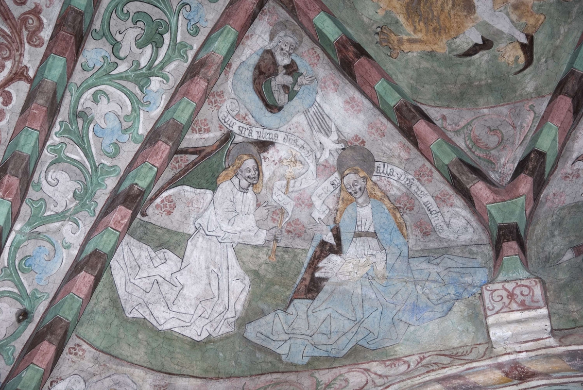 Bengt Backlund, Lime painting in Härnevi Church, Uppland 2009