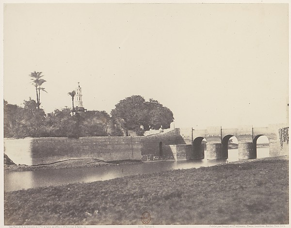 Félix Teynard, Syout, Pont Sur le Grand Canal