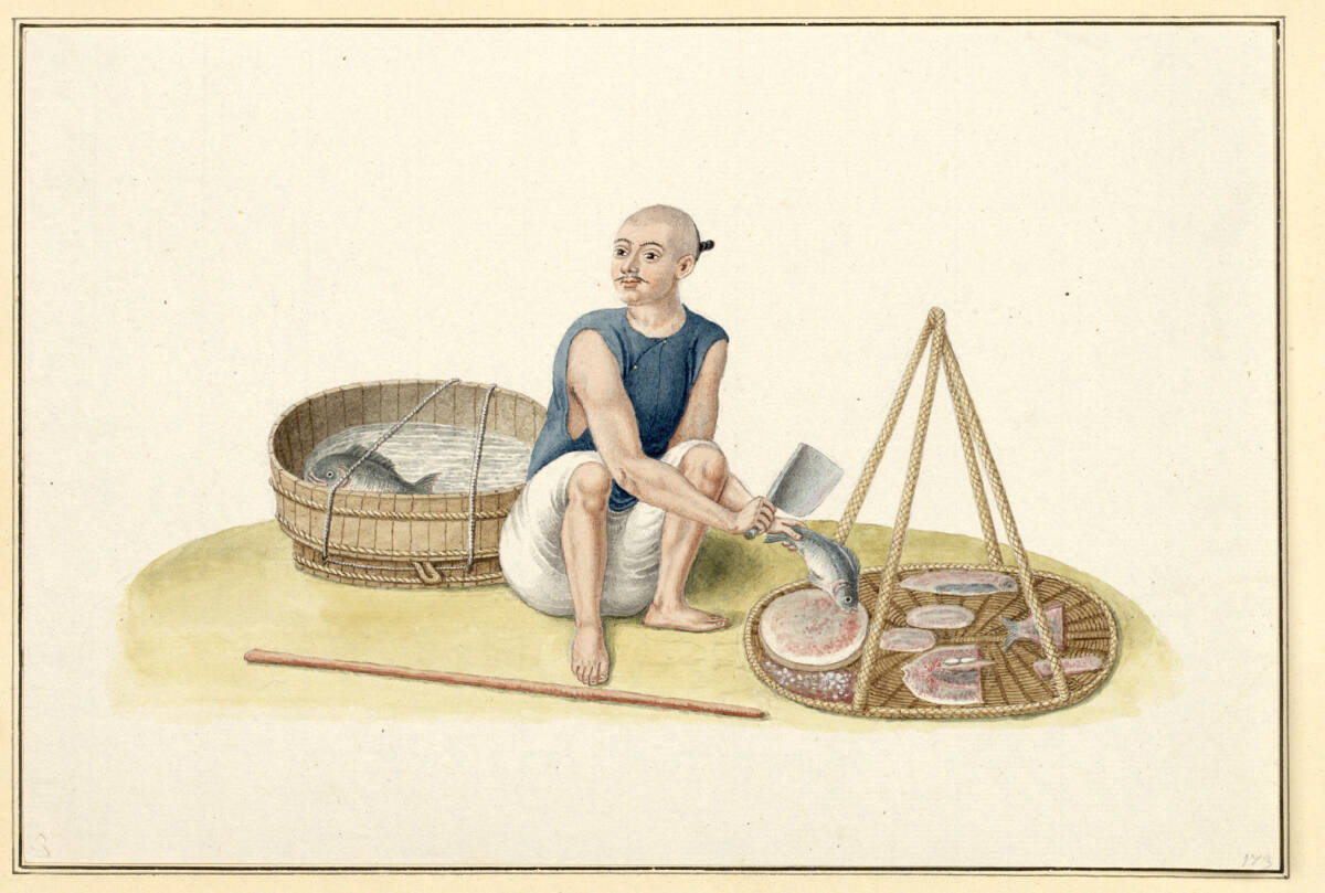 Anonym, Fischhändler