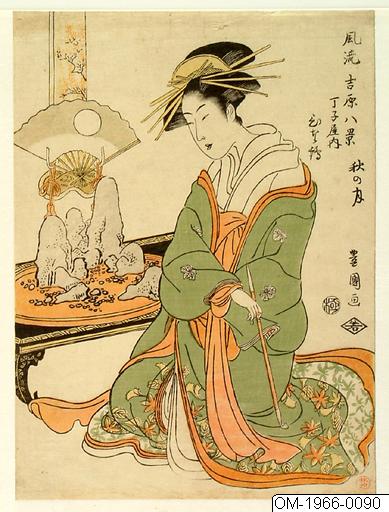 Utagawa Toyokuni, Träsnitt, Bildkonst, Woodcut, Print, Woodblock