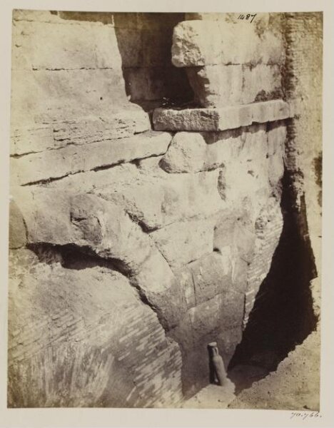 Parker, John Henry, Excavations, 1869 - Specus of the Aqua Marcia, carried on two arches of an arcade against the Wall of Rome, near the Porta S. Lorenzo.