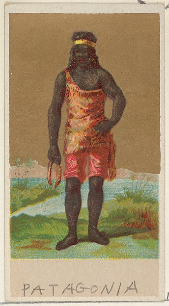 Allen & Ginter, Patagonia, from the Natives in Costume series (N16), Teofani Issue, for Allen & Ginter Cigarettes Brands