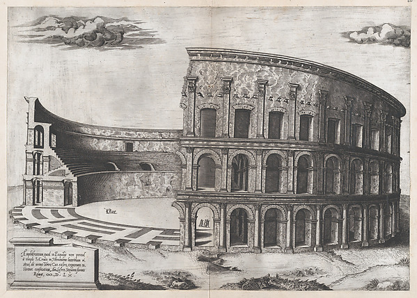 Anonymous, Amphiteathrum Castrense, from "Speculum Romanae Magnificentiae"