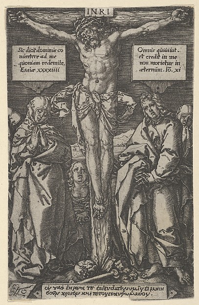 Heinrich Aldegrever, Christ on the Cross