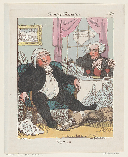 Thomas Rowlandson, Vicar