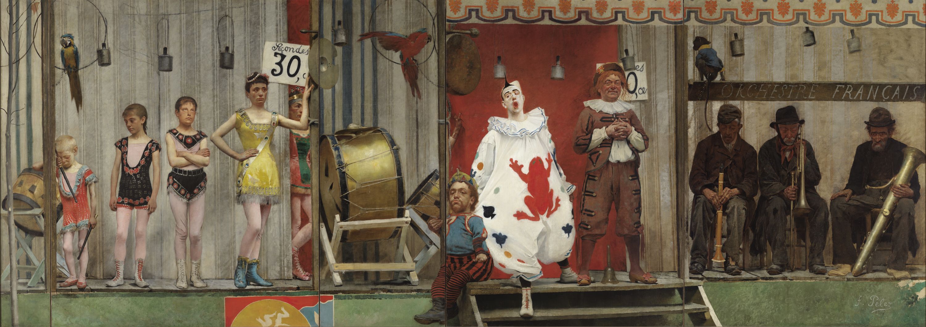 Fernand Pelez, Grimaces et misère - Les Saltimbanques
