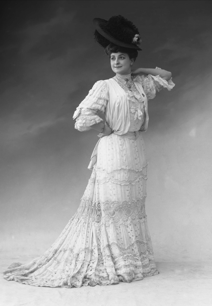 Gustav Borgen, Portrett, danserinne. Mademoiselle Ydette-Jolie