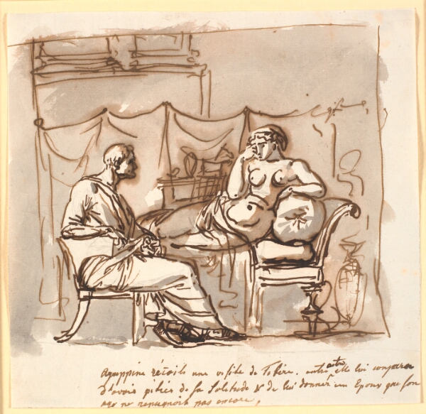 Nicolai Abildgaard, Agrippina beder Tiberius give hende en ægtemand