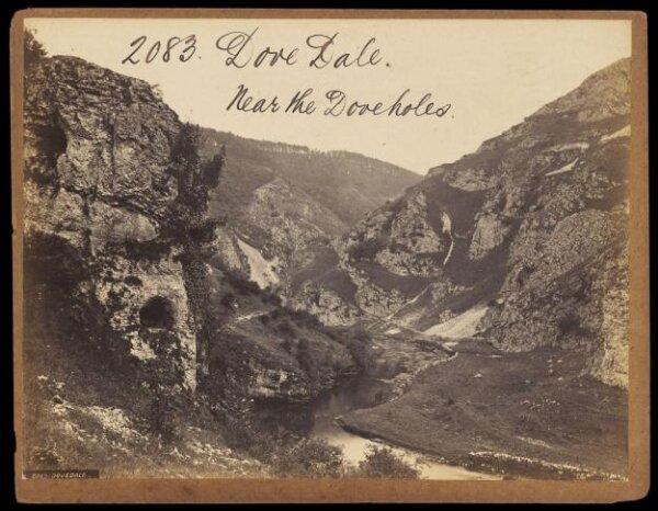Francis Frith, Dove Dale.  Near the Dove holes