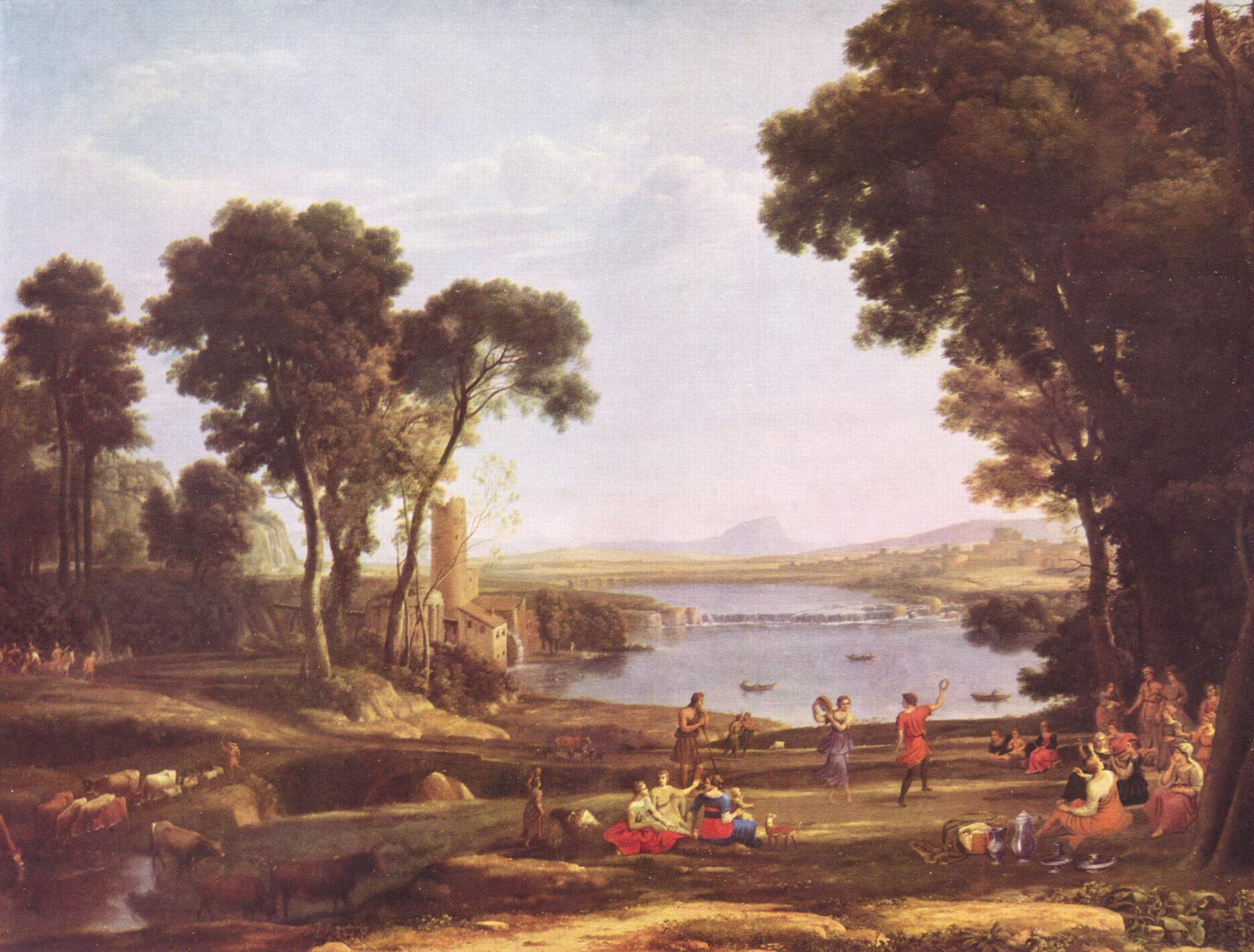 Claude Lorrain, Landscape with the Marriage of Isaac and Rebecca