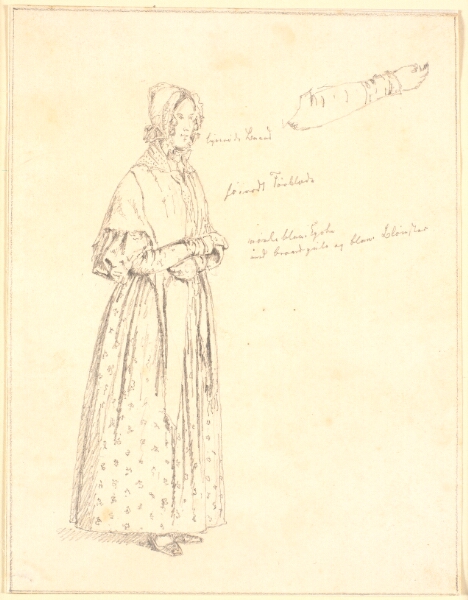 Christen Købke, Stående kvinde