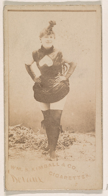 William S. Kimball & Company, Miss Devaux, from the Actresses series (N203) issued by Wm. S. Kimball & Co.