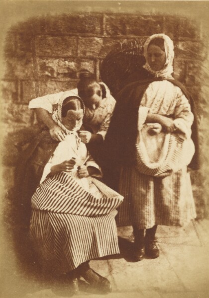 Hill & Adamson, The Letter (Marion Finlay, Margaret Dryburgh Lyall, and Grace Finlay Ramsay)