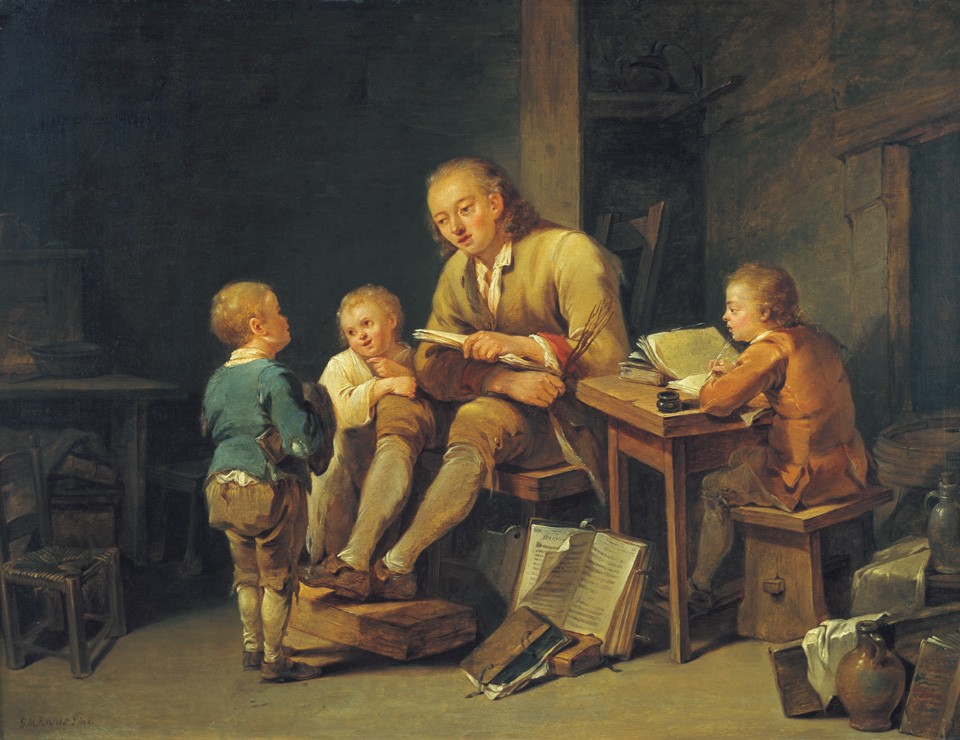 Georg Melchior Kraus, Die Schulstunde