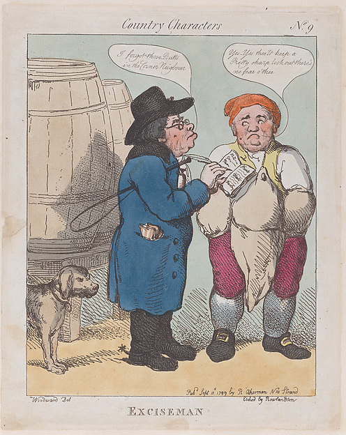 Thomas Rowlandson, Exciseman