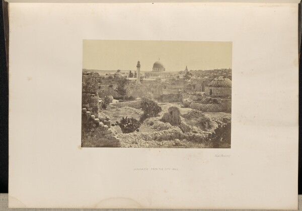 Francis Frith, Jerusalem from the City Wall