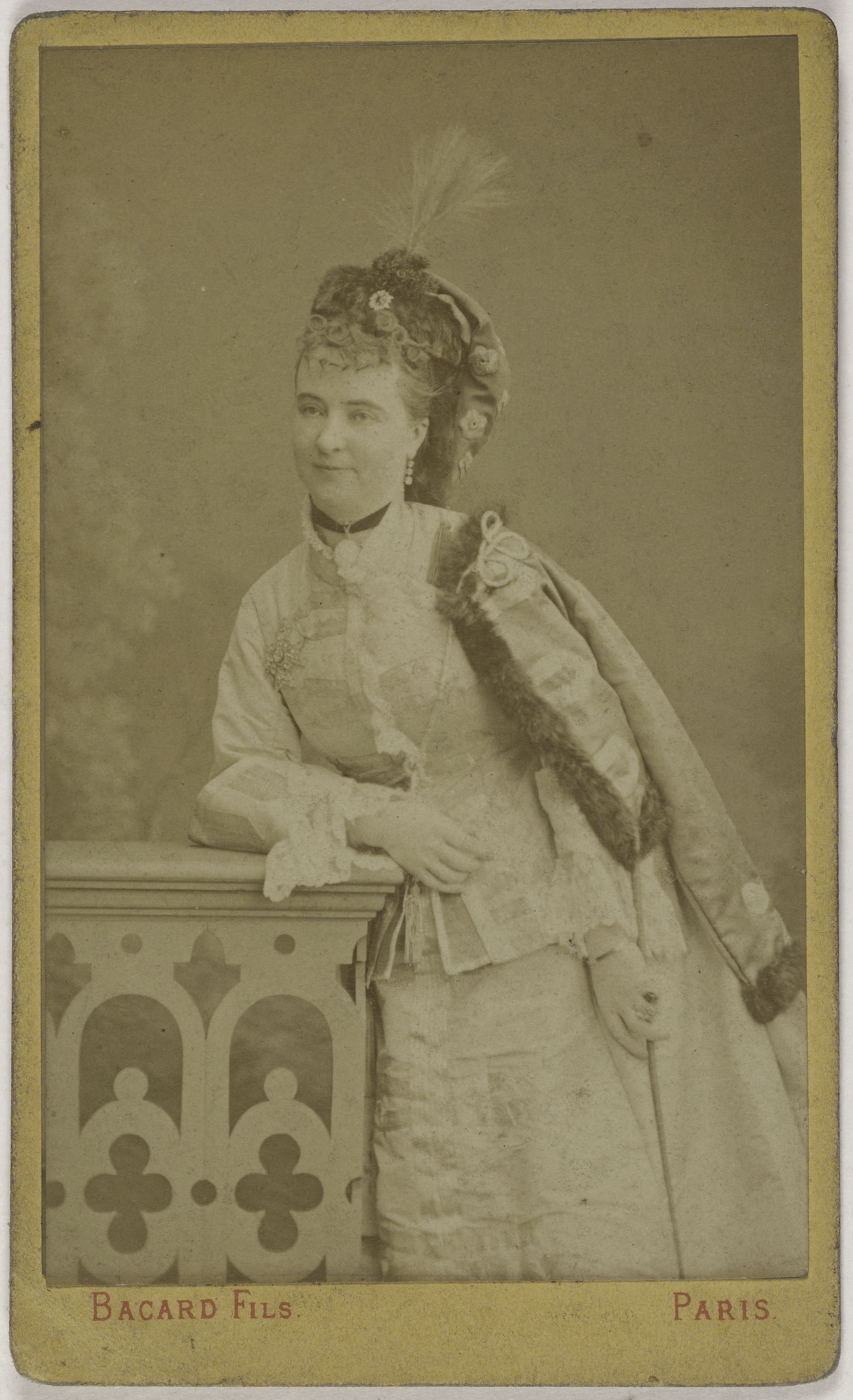 Bacard Fils, Portrait de Danville (actrice aux Bouffes)