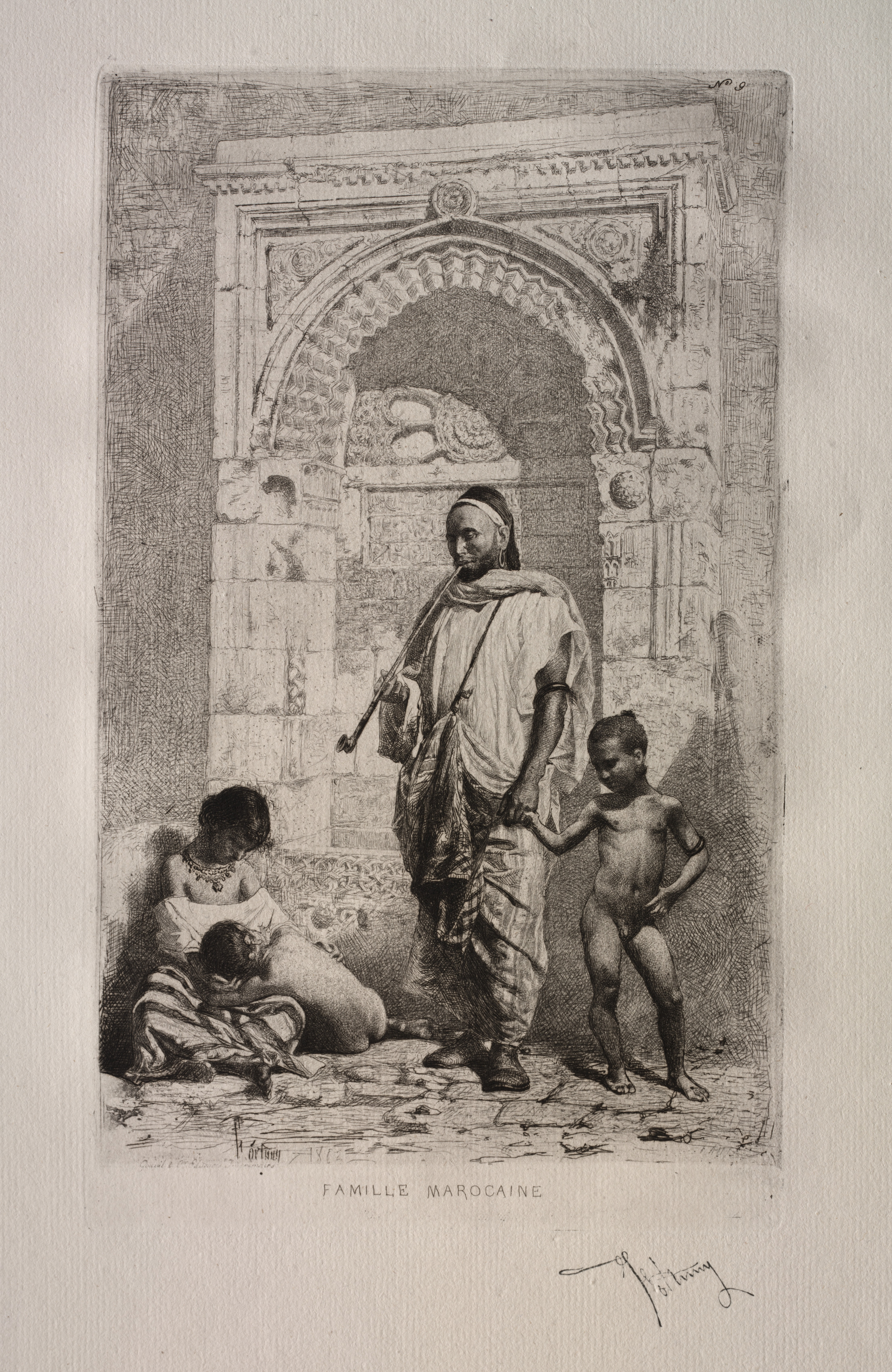 Mariano Fortuny, Moroccan Family