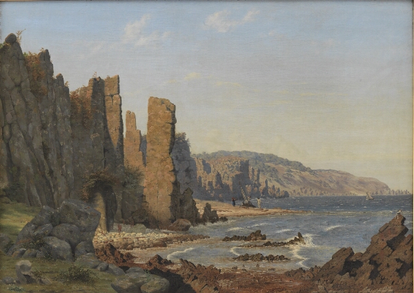 Vilhelm Kyhn, Lyseklippen ved Rø på Bornholm