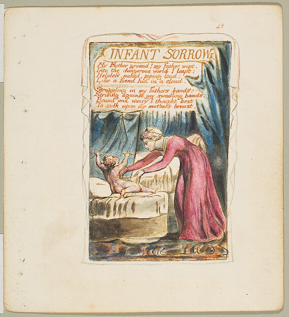 William Blake, Songs of Experience: Infant Sorrow