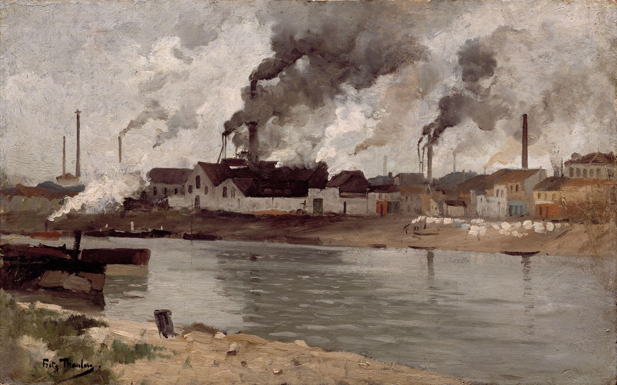 Frits Thaulow, Factories in Ivry