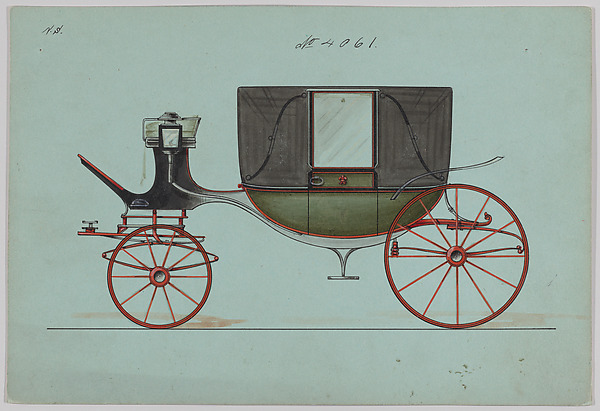 Brewster & Co., Design for Landau, No. 4061