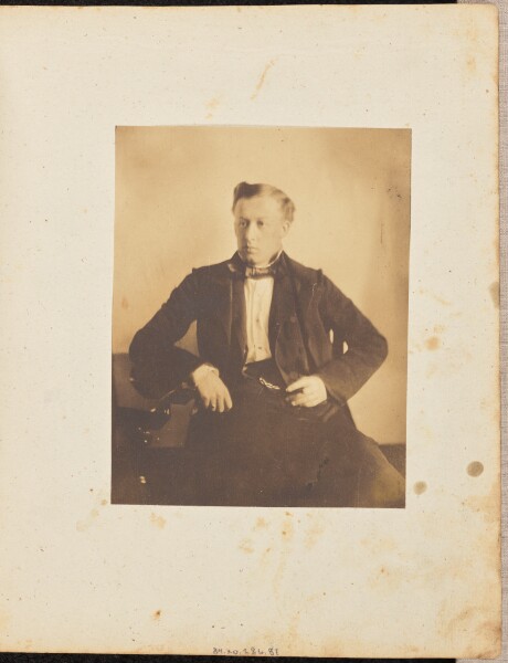 Jakob Höflinger, [Portrait of a man with a cigar]
