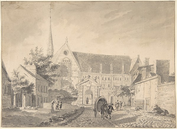 Reinier Vinkeles, View of the Church of Passy, near Paris