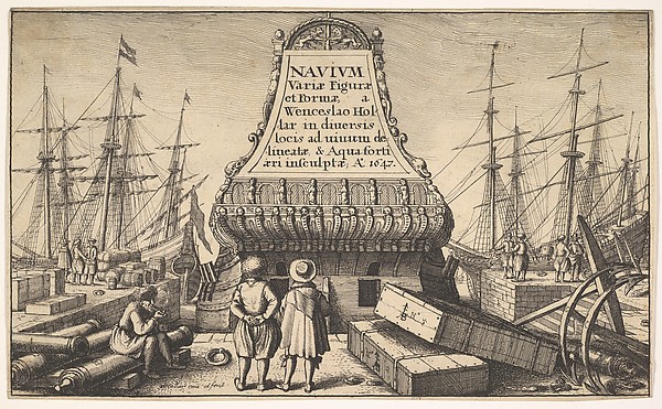 Wenceslaus Hollar, Title page: Dutch Ships