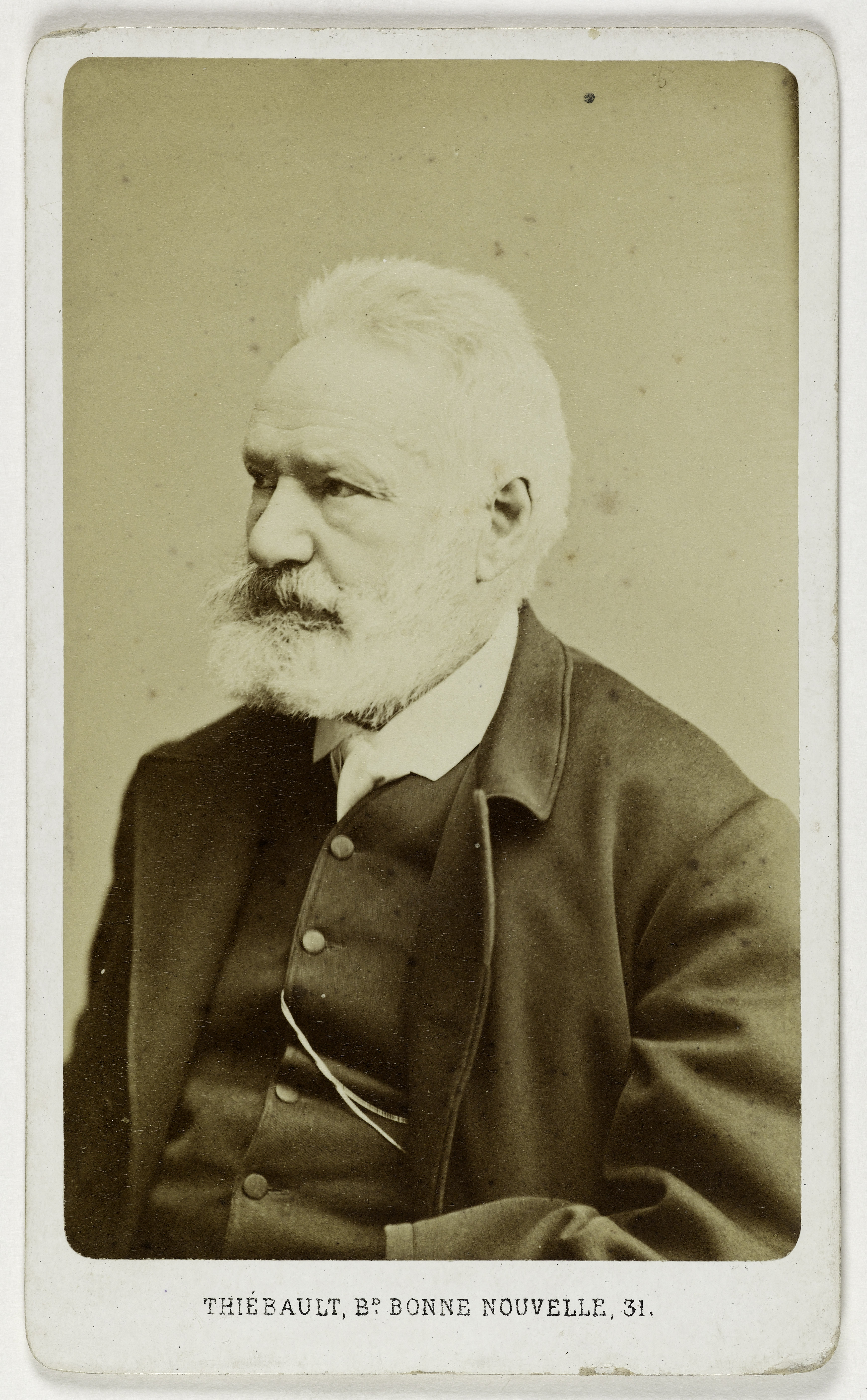Bacard Fils, Portrait de Victor Hugo (1802-1885), poète et romancier