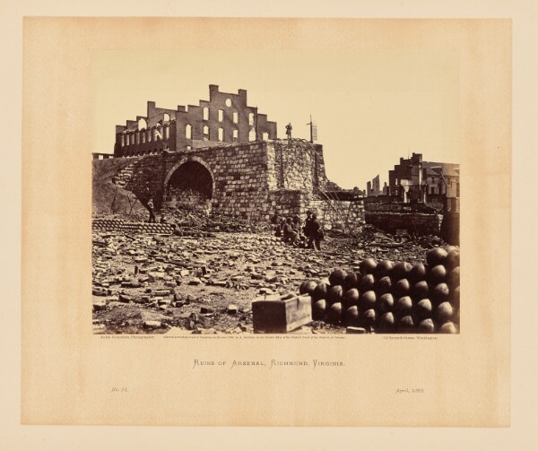 Alexander Gardner, Ruins of Arsenal, Richmond, Virginia