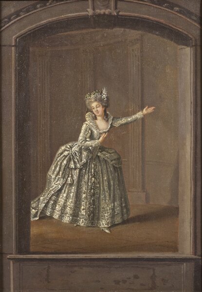Pehr Hilleström d.ä. (Attributed to), Hedvig Ulrika De la Gardie, 1761-1832, gift Armfelt