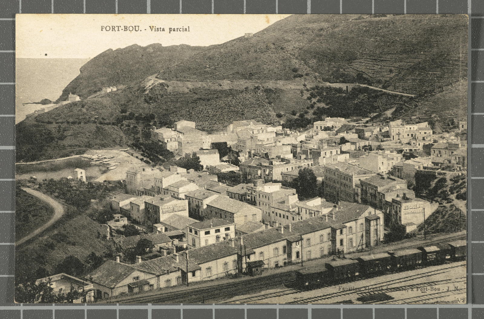 Desconegut, Port-Bou (España).- Vista parcial