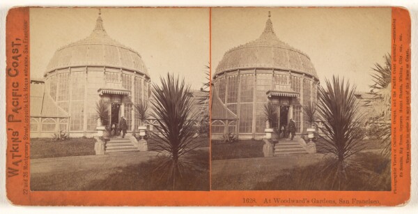 Carleton Watkins, At Woodward's Gardens, San Francisco.