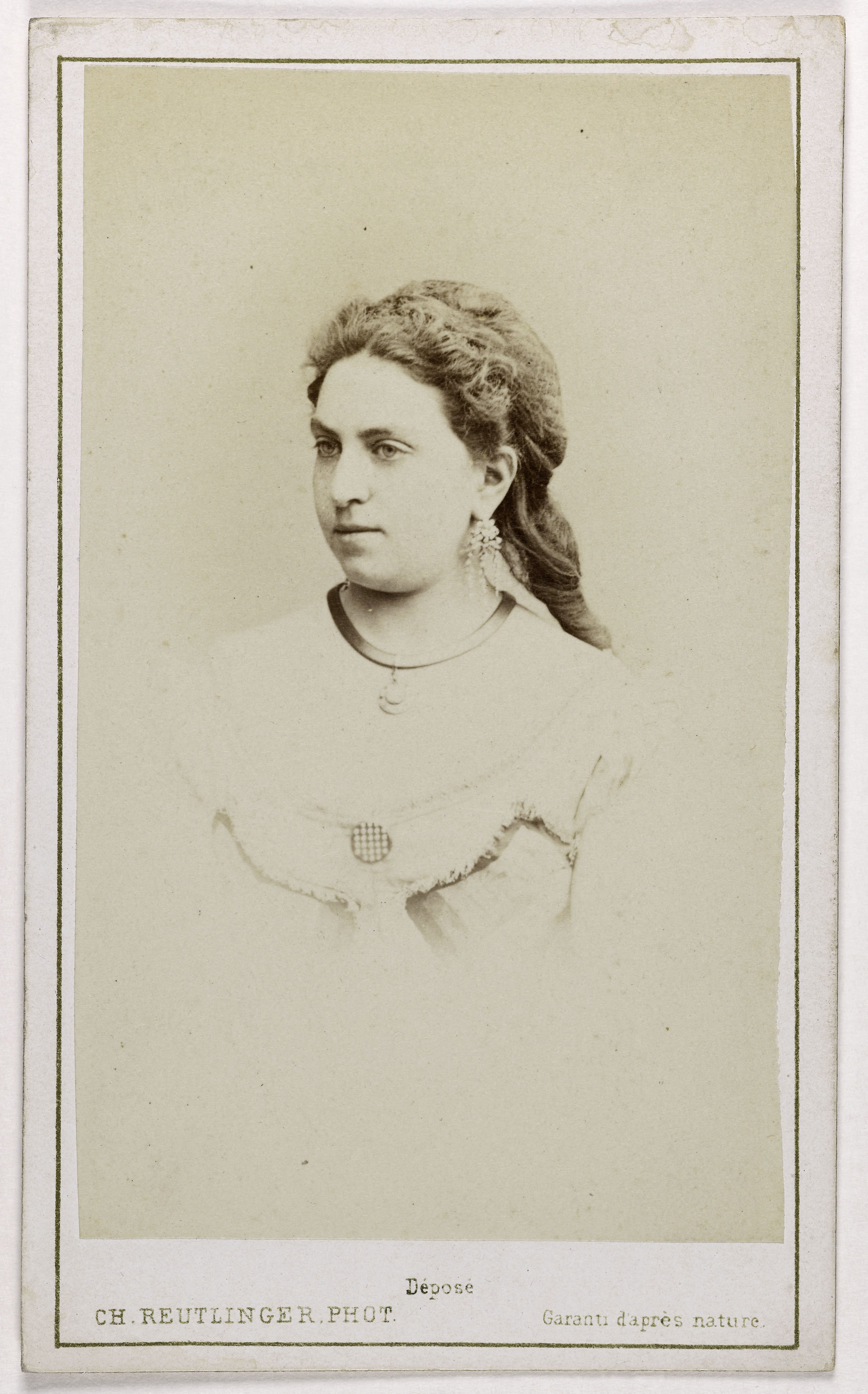 Charles Reutlinger, Portrait de Bloch (actrice au théâtre de l'Athénée)
