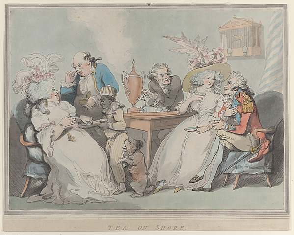 Thomas Rowlandson, Tea on Shore
