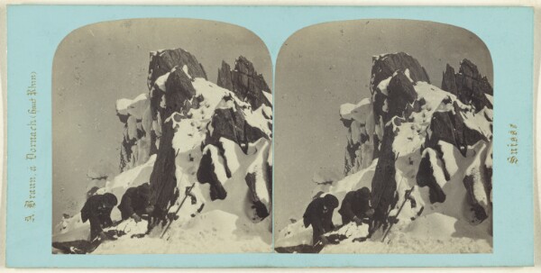 Adolphe Braun, Station des Grands-Mulets. Mont-Blanc.