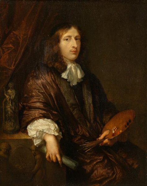 Caspar Netscher, Self-Portrait