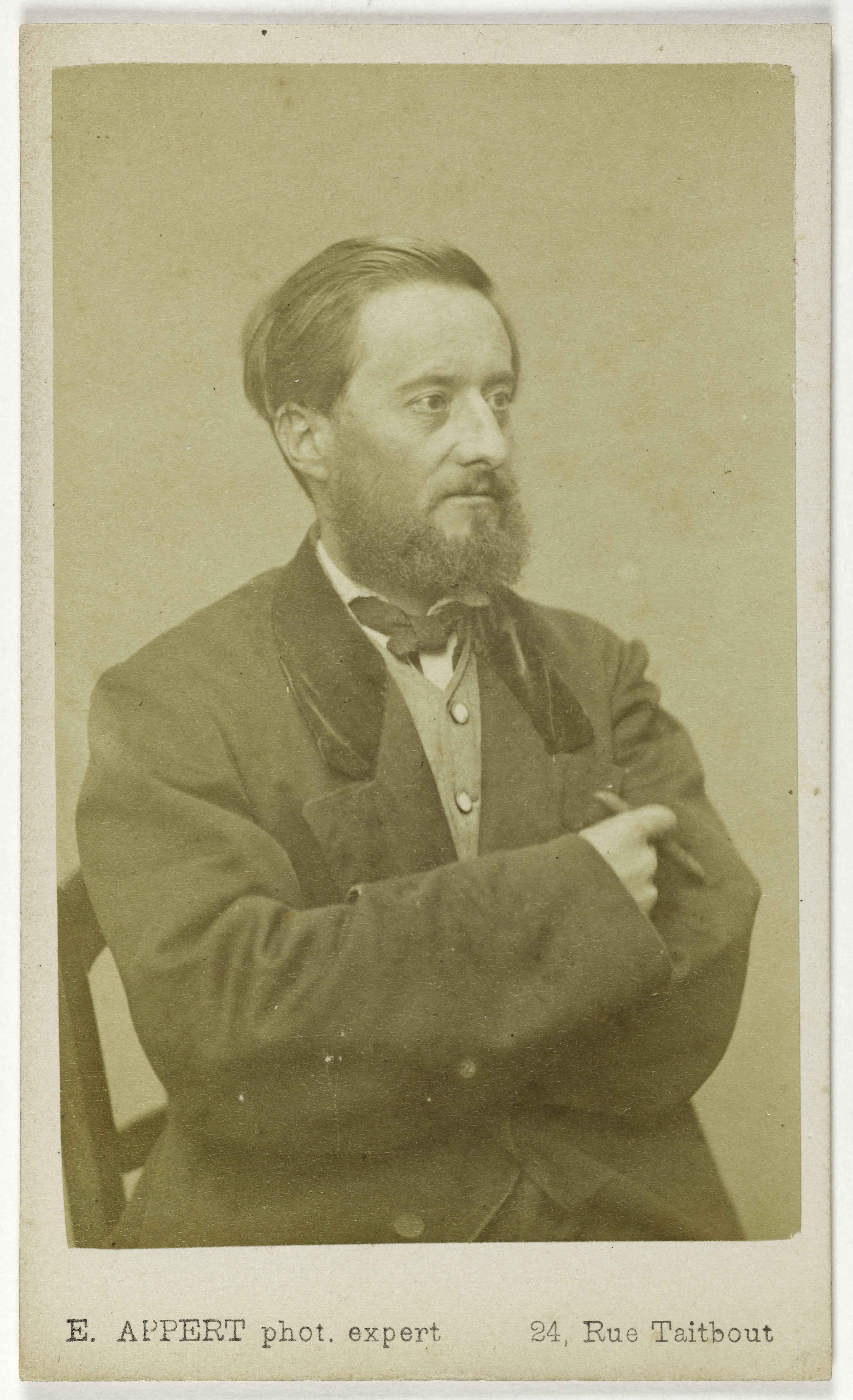 Ernest Charles Appert, Portrait de Lagrange, (-1872), (membre de la Commune, comdamné à mort)